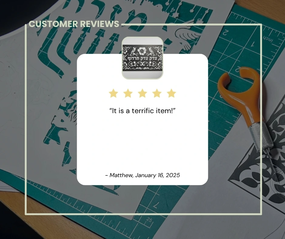 5-stars: “It is a terrific item!” - Matthew, January 16, 2025